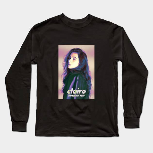 Clairo Immunity Tour Long Sleeve T-Shirt by fuliaahil